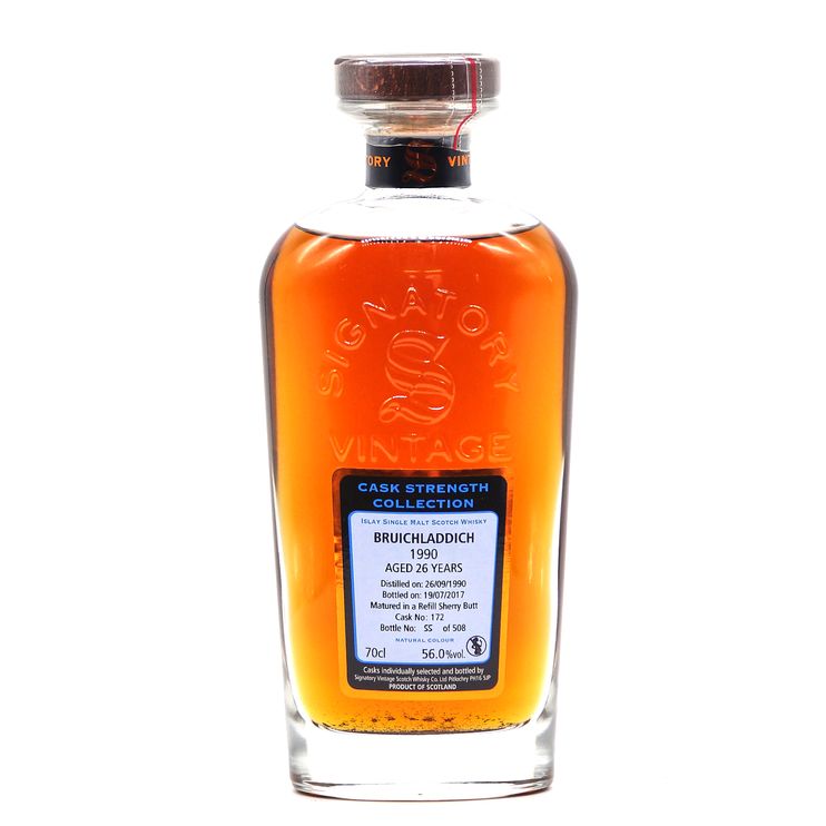 Bruichladdich 1990/2017 Sign.