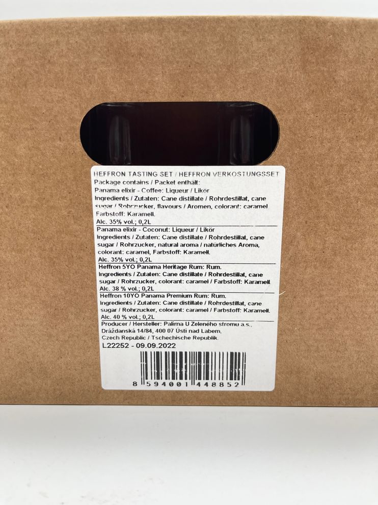 Heffron Rum Tasting Set 4x0.2