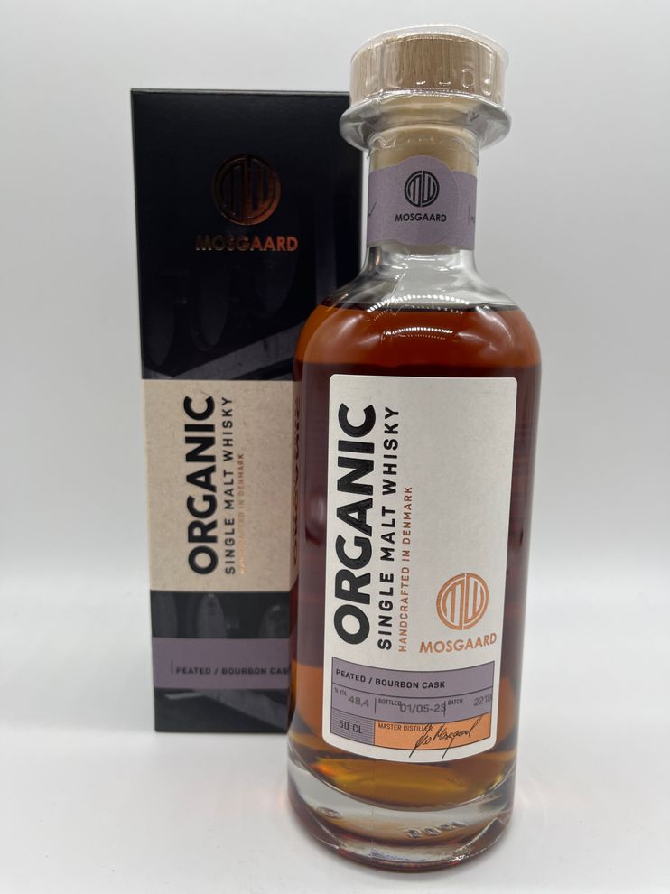 Mosgaard Organic Single Malt peated Bourbon
